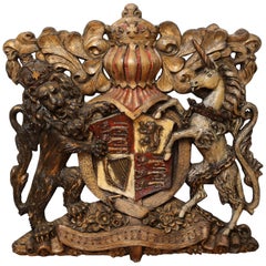 Large Vintage Coat of Arms
