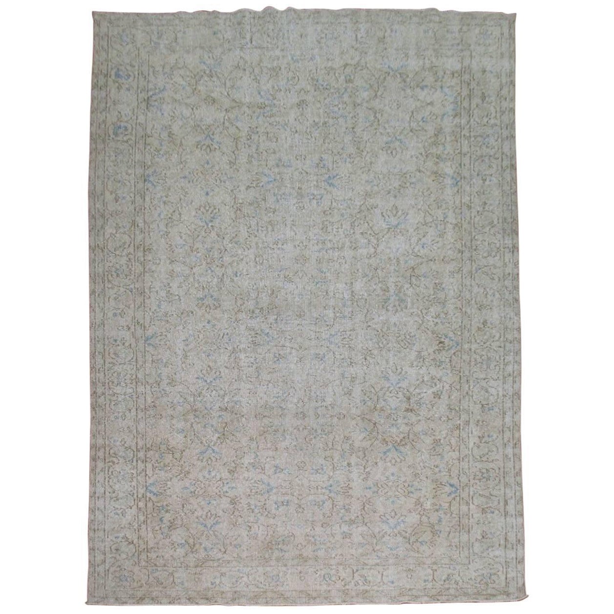 Distressed Vintage Turkish Rug For Sale