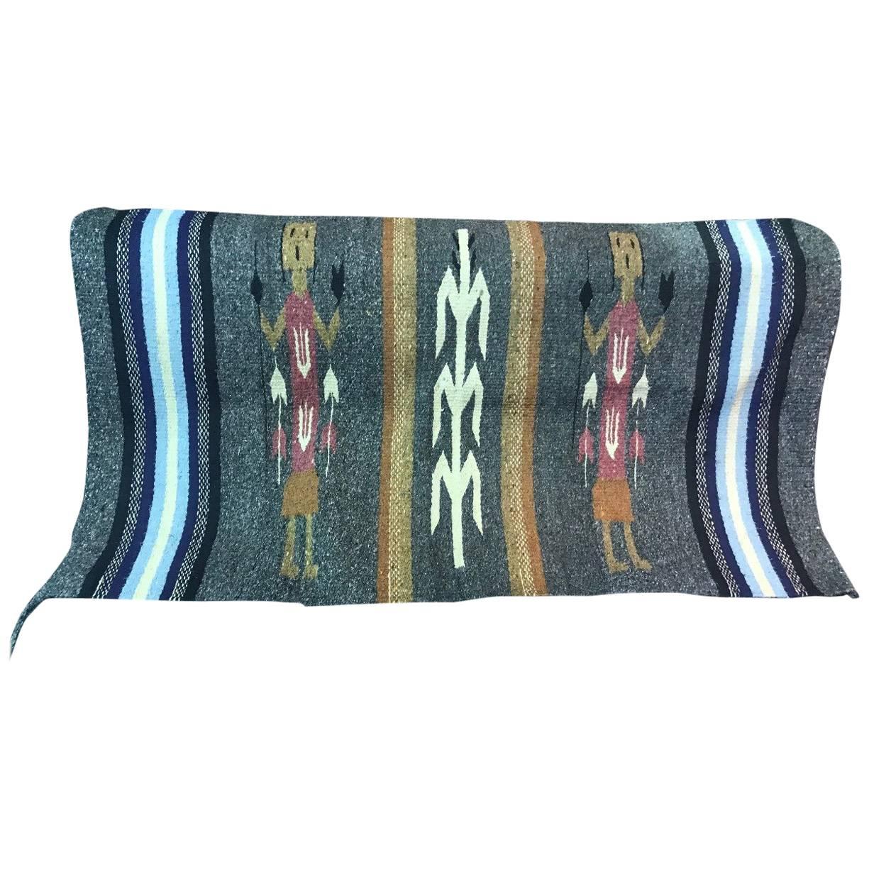 Handwoven Navajo 'Yei' Pictorial Rug