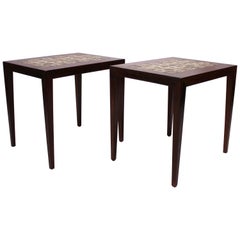 Pair of Side Tables in by Severin Hansen and Haslev, 1960s