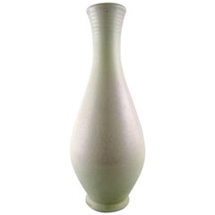 Ewald Dahlskog for Gefle, Bo Fajans Floor Vase in Modern Design