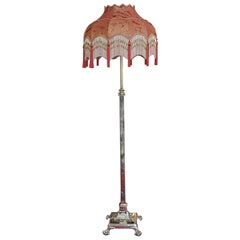 Antique Late 19th Century Brass Lamp Standard