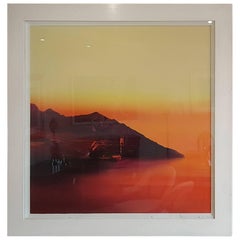"Aegean Sunset" Painting