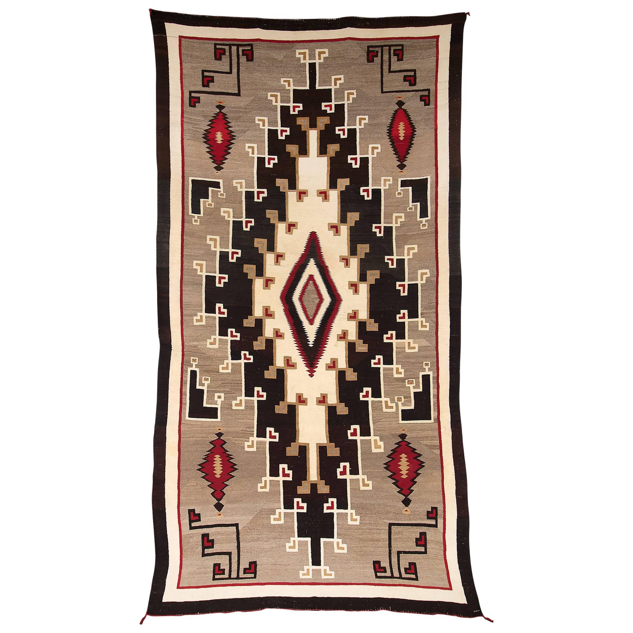 Vintage Navajo Rug from the Klagetoh Trading Post, circa 1925 For Sale