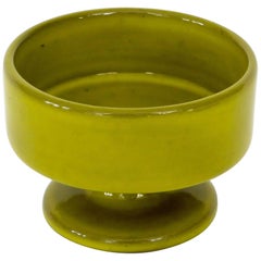 Jacques and Dani Ruelland Chartreuse Green French Ceramic Chalice