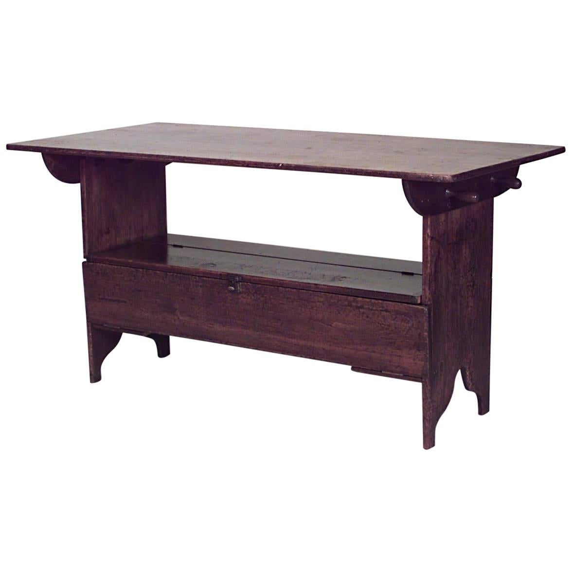 American Country Pine Adjustable Table