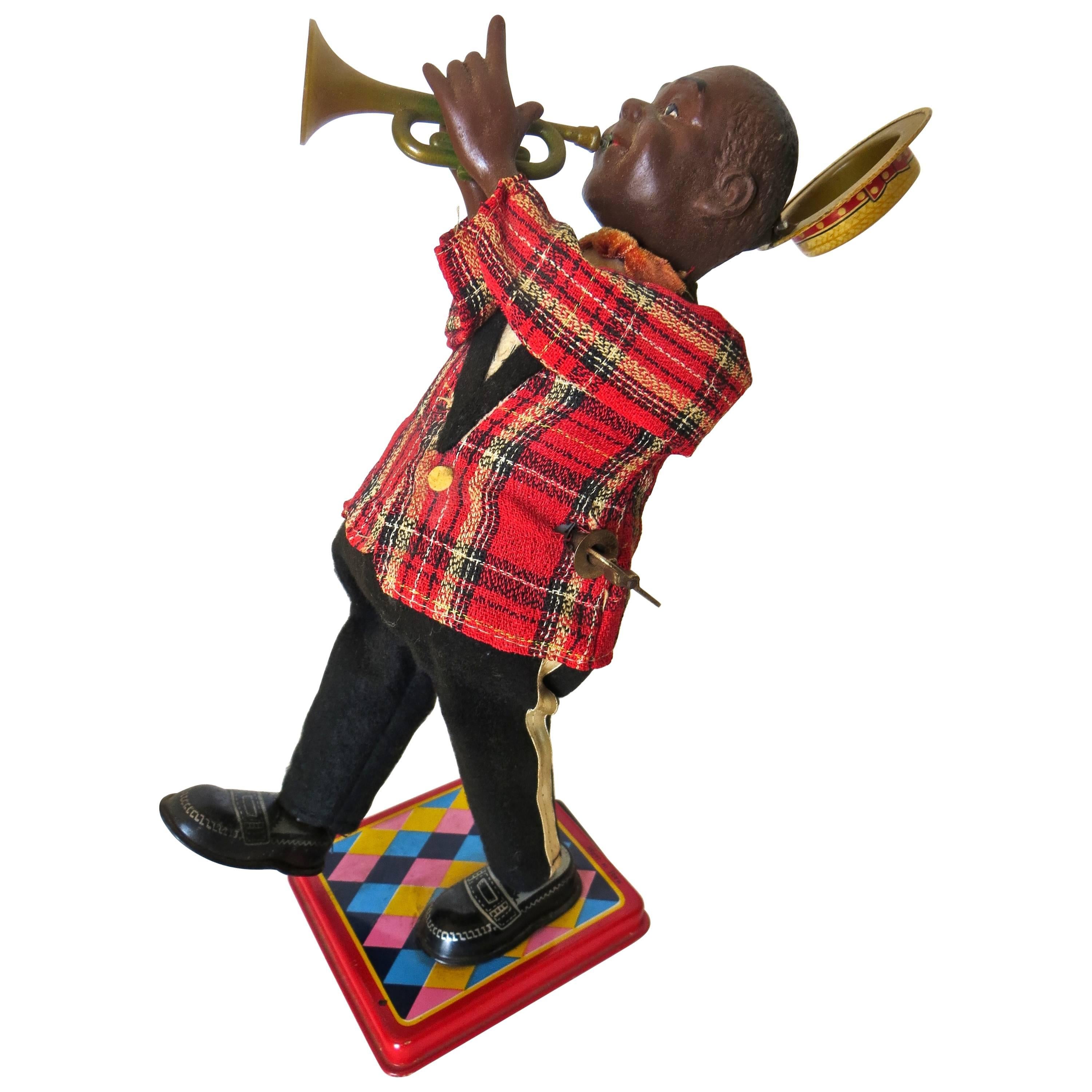 Louis Armstrong 'Satchmo' Wind Up Toy, American, circa 1950's