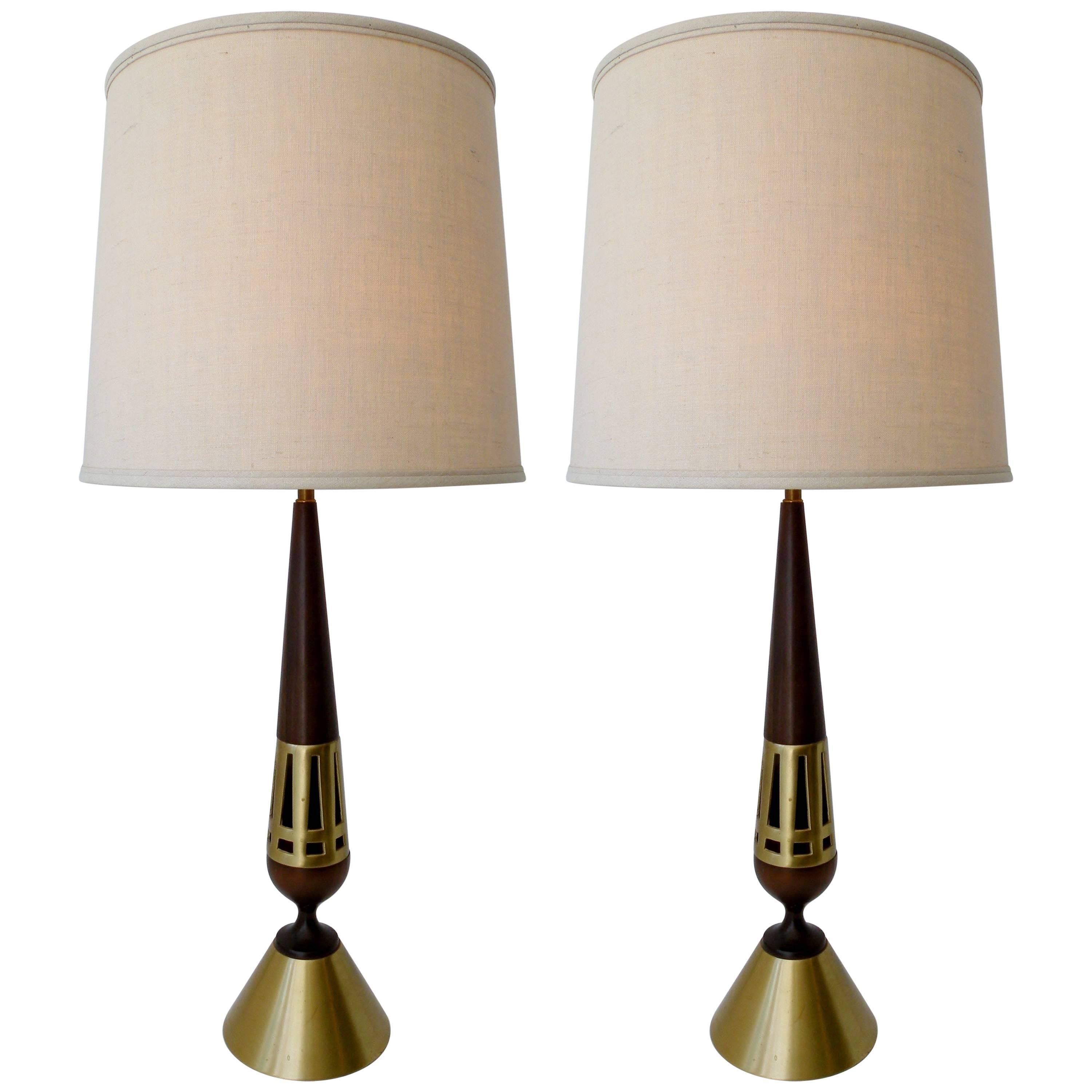 Tony Paul Pair of Table Lamps for Westwood Lighting For Sale
