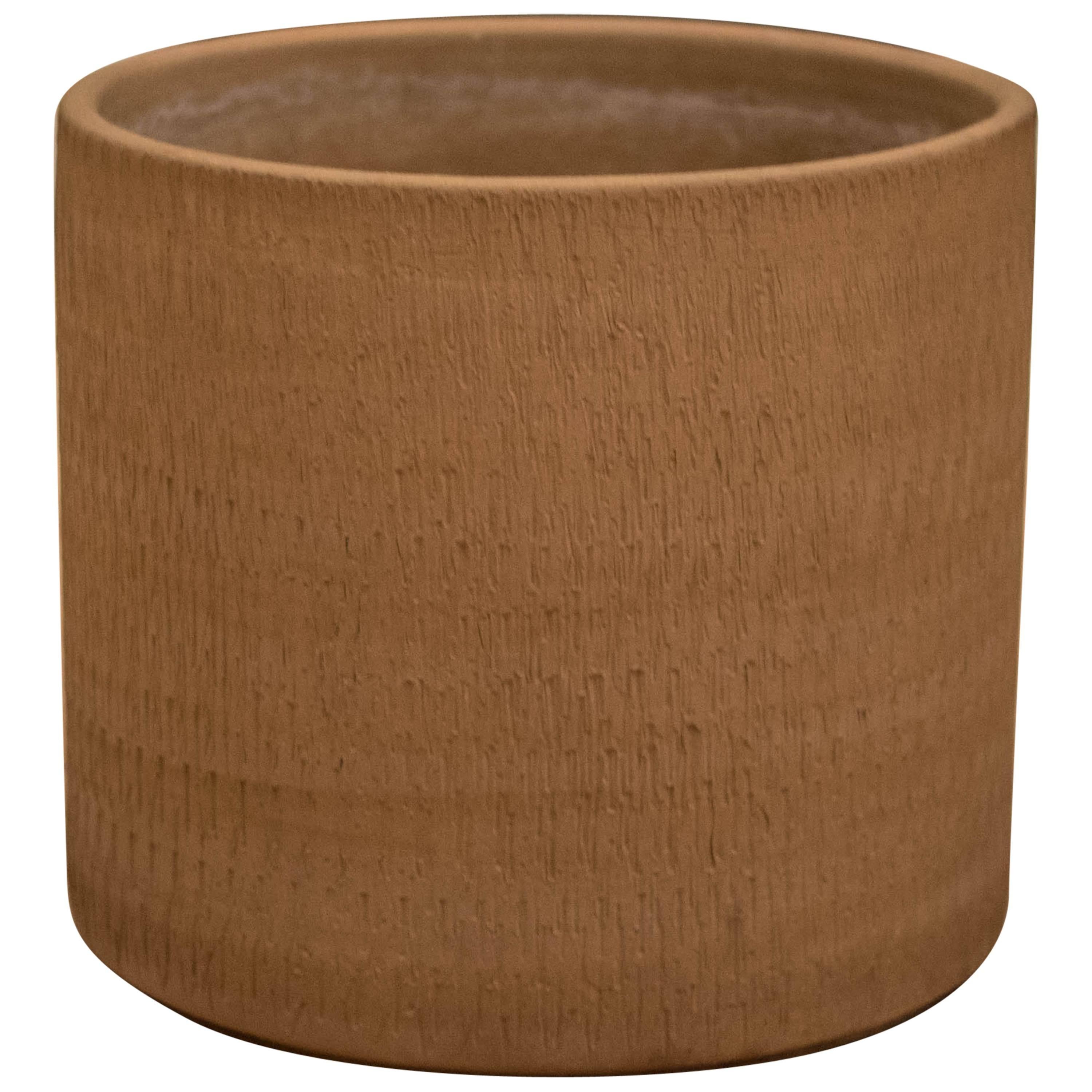 California Modern Large Sgraffito Planter Pot by Gainey