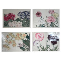 Vintage Japanese Old Woodblock Flower Prints Tanigami Konan Immediately Frameable #4