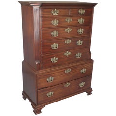 Fine George II Period Mahogany Chest-on-Chest