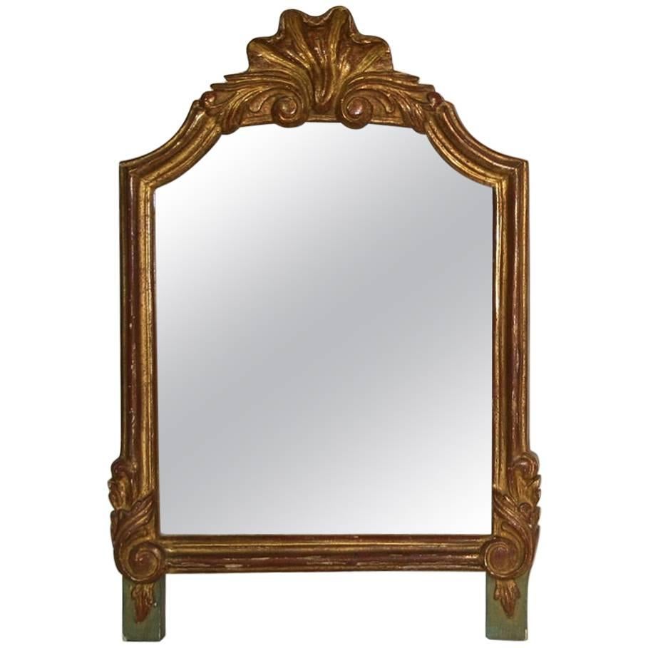 Small French 19th Century Giltwood Mirror