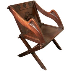 19th Century Glastonbury Oak Chair