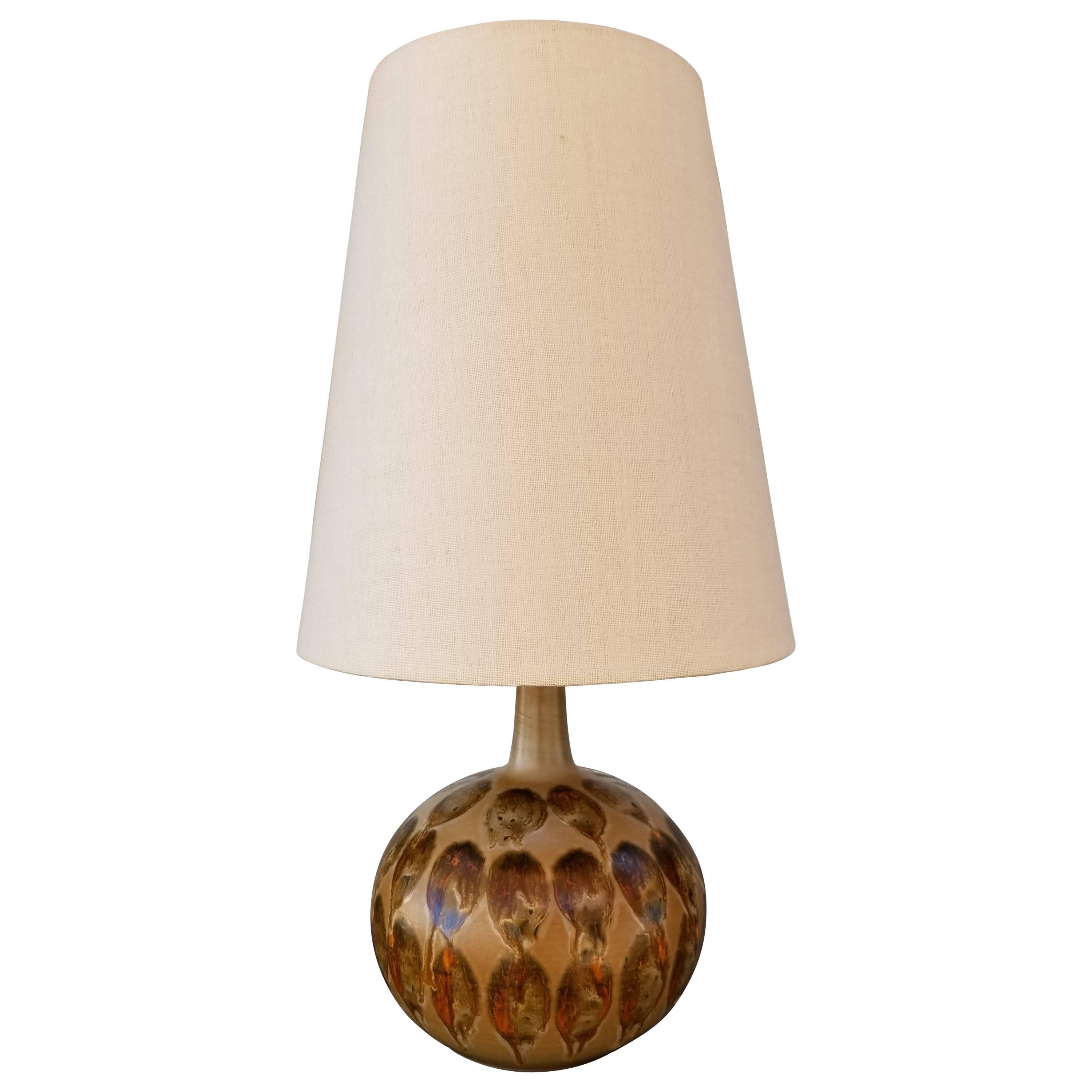Drip Glaze Ceramic Table Lamp For Sale
