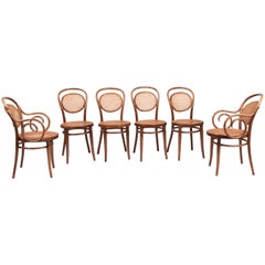Set of Six Vintage Bentwood Chairs