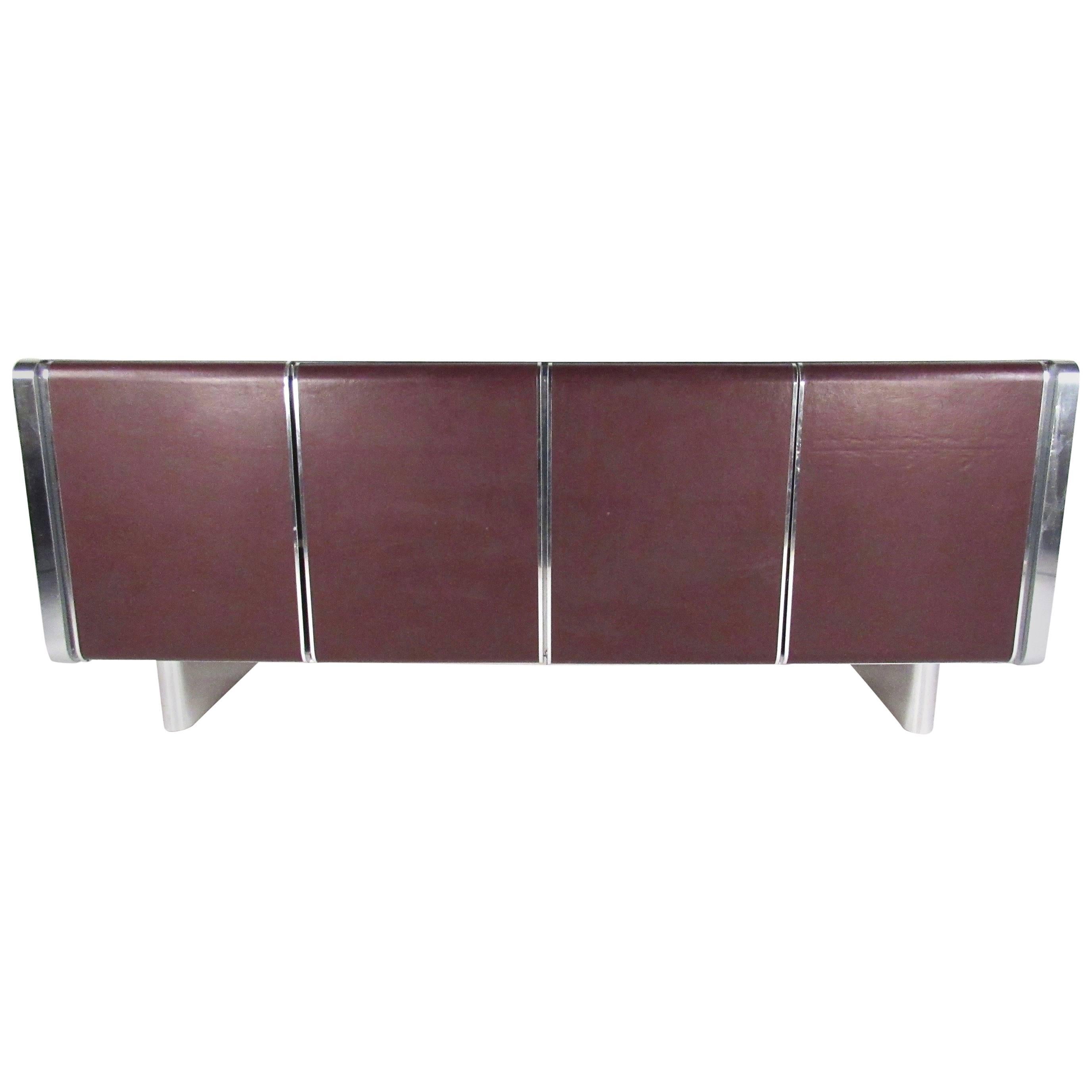Modern Office or Dining Room Credenza For Sale