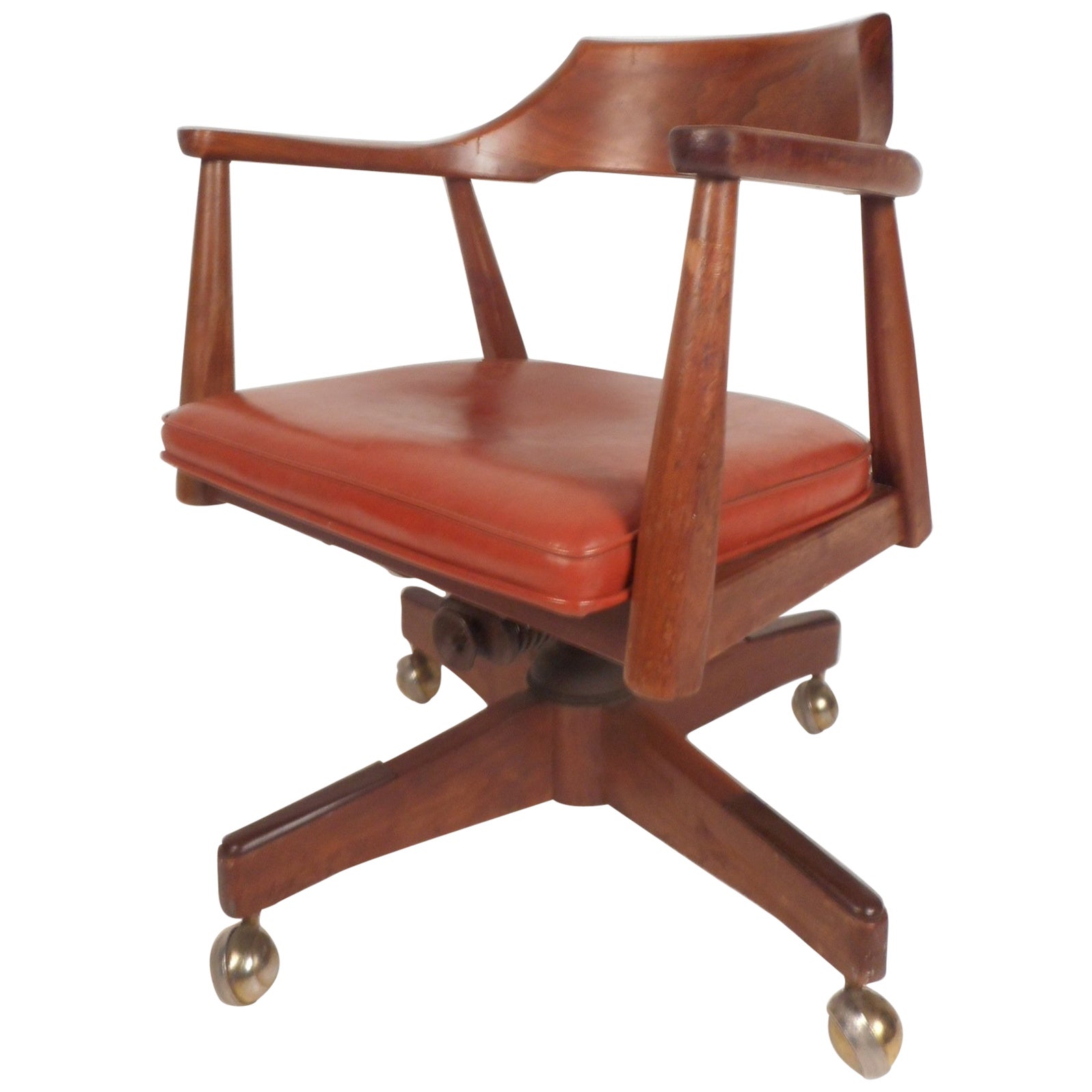 MidCentury Heavy Duty Desk Chair By MetalLux For Sale at 1stDibs