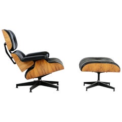 Charles & Ray Eames Lounge Chair and Ottoman for Herman Miller, circa 1980