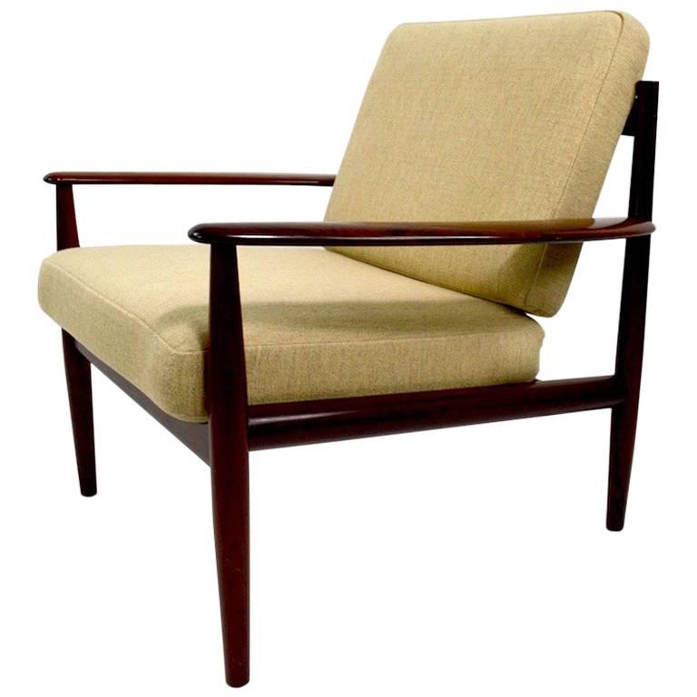 Pair of Danish Modern Chairs by Grete Jalk for France and Sons in Rosewood