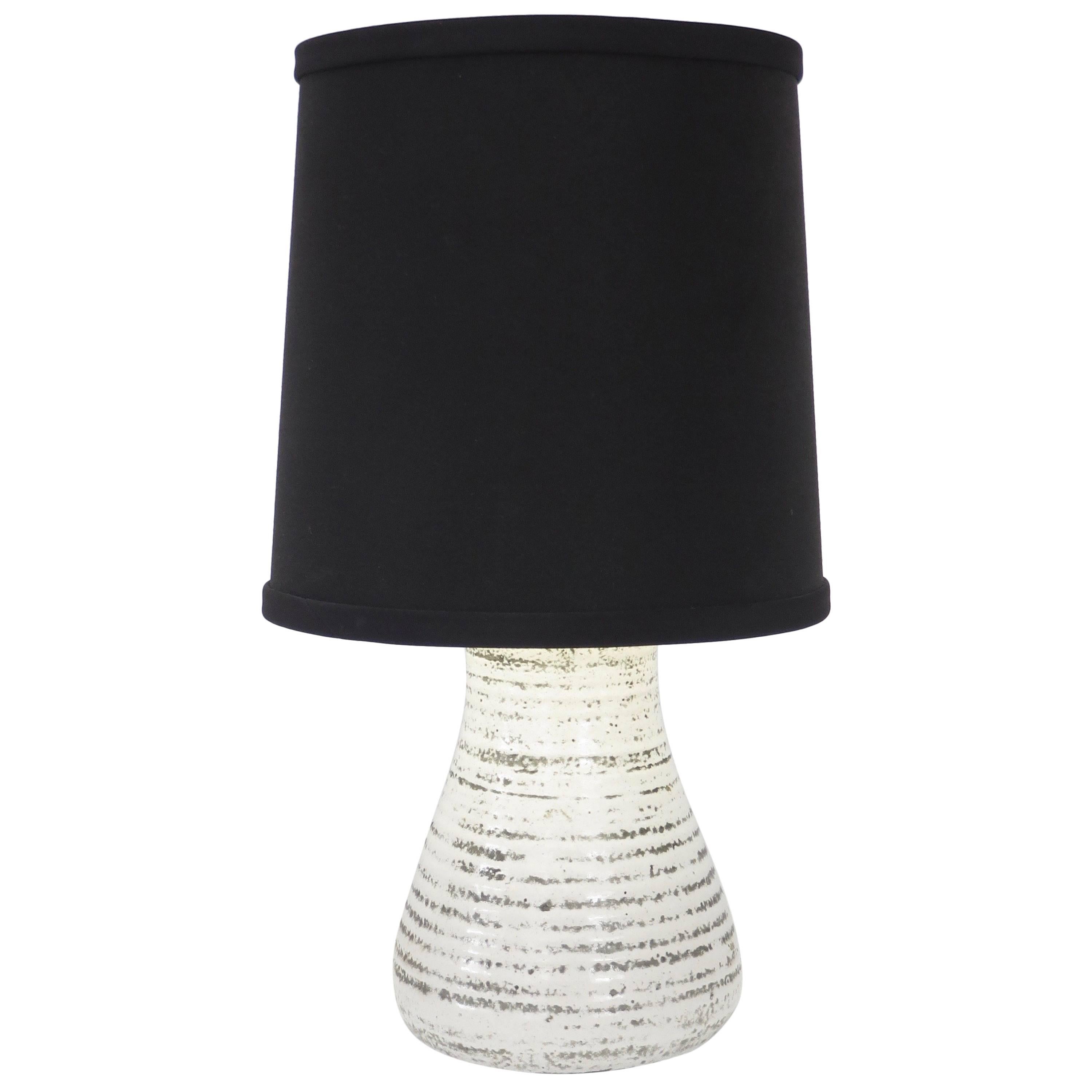 French Ceramic Table Lamp by French Pottery Studio Accolay in Vallauris