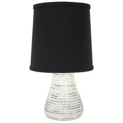 French Ceramic Table Lamp by French Pottery Studio Accolay in Vallauris