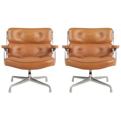 Vintage Early Production Time Life "Lobby" Executive Chairs by Charles Eames, circa 1960