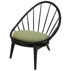 Ib Kofod-Larsen Spindle Back Peacock Hoop Lounge Chair