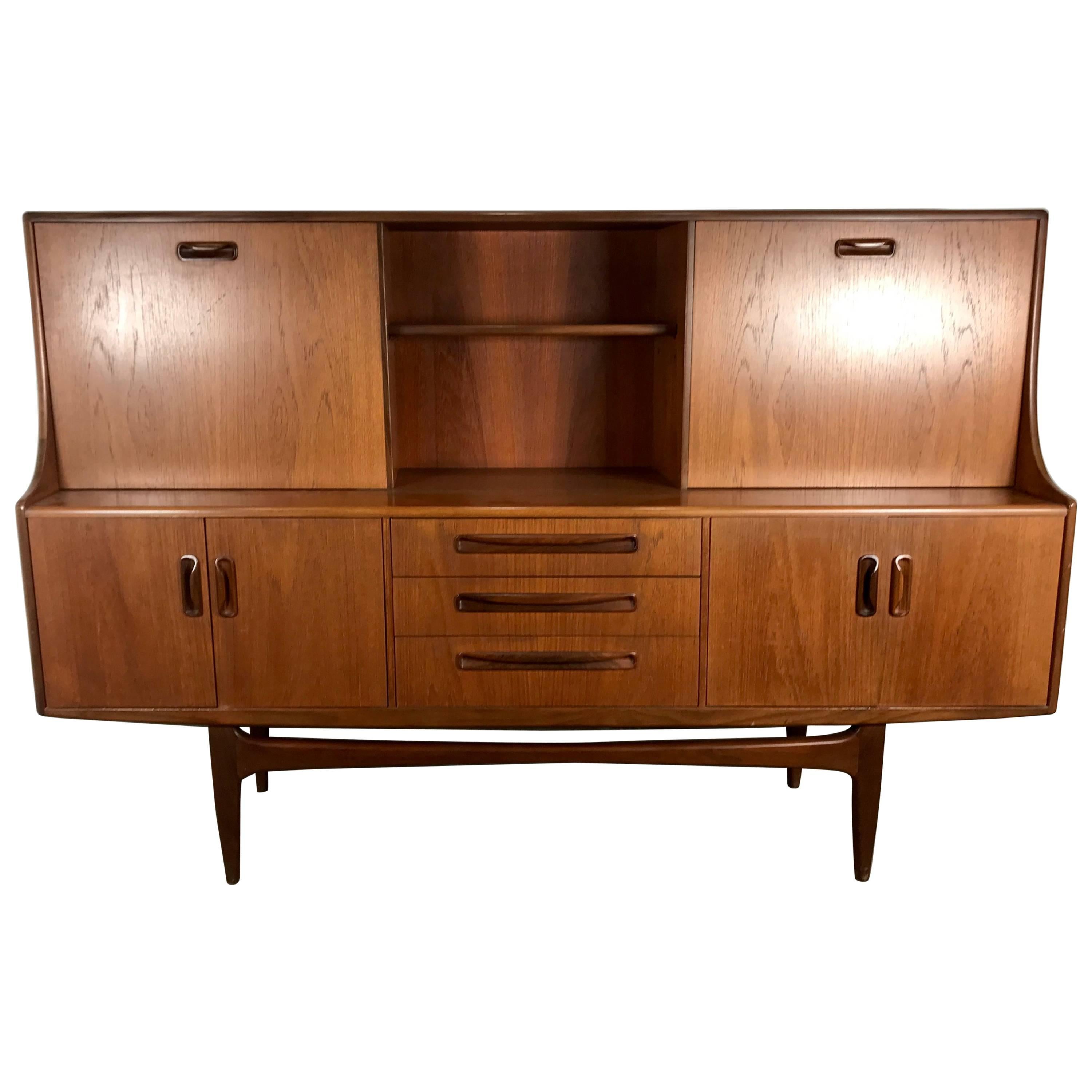 Classic Teak Danish Modern Credenza, Cabinet by Ib-Kofod Larsen