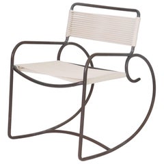 Retro Walter Lamb Rocking Chair for Brown Jordan