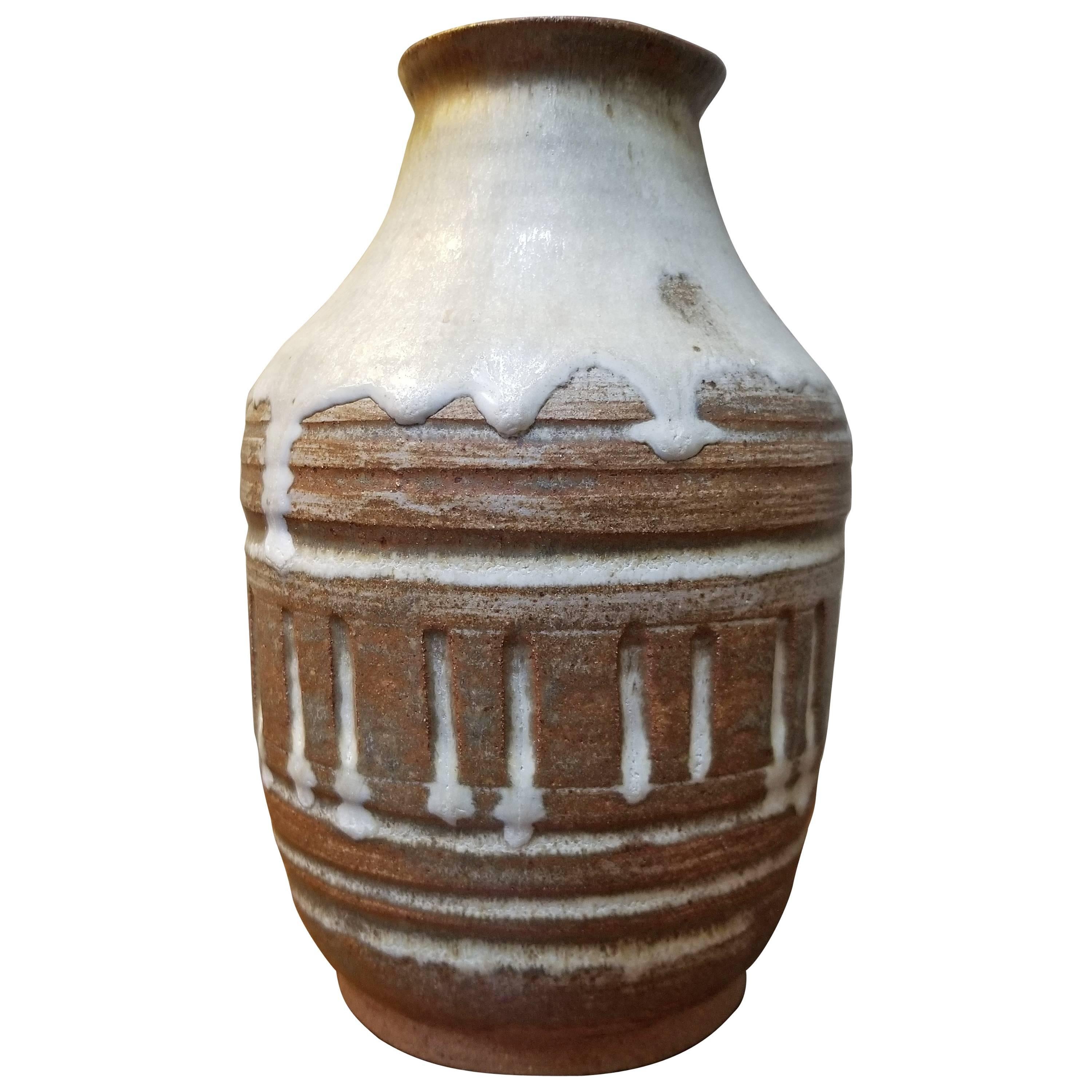 Studio Pottery Vessel by Herman Volz For Sale