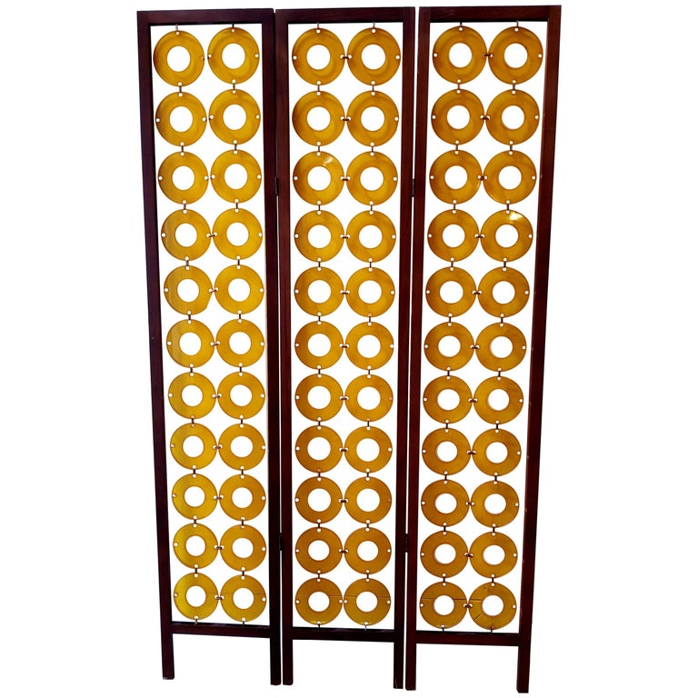Room Divider or Folding Screen 1970s Mod at 1stDibs