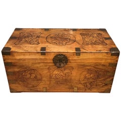 19th Century Chinese Export Camphor Trunk