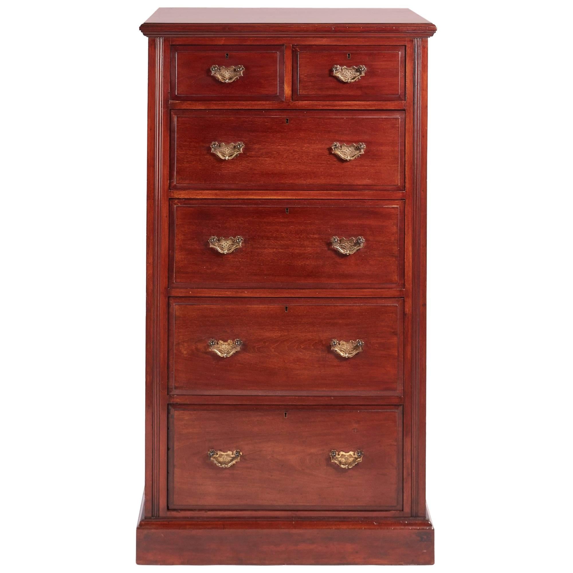Antique Walnut Chest of Drawers For Sale