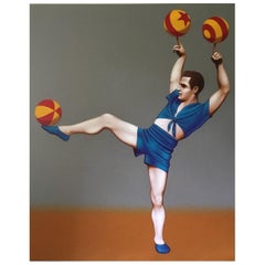 'Juggler' Original Painting by Lynn Curlee