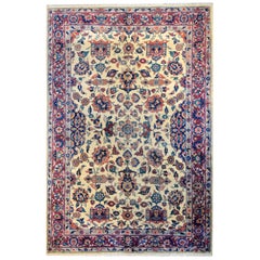 Exceptional Late 19th Century Sarouk Mohajeran Rug