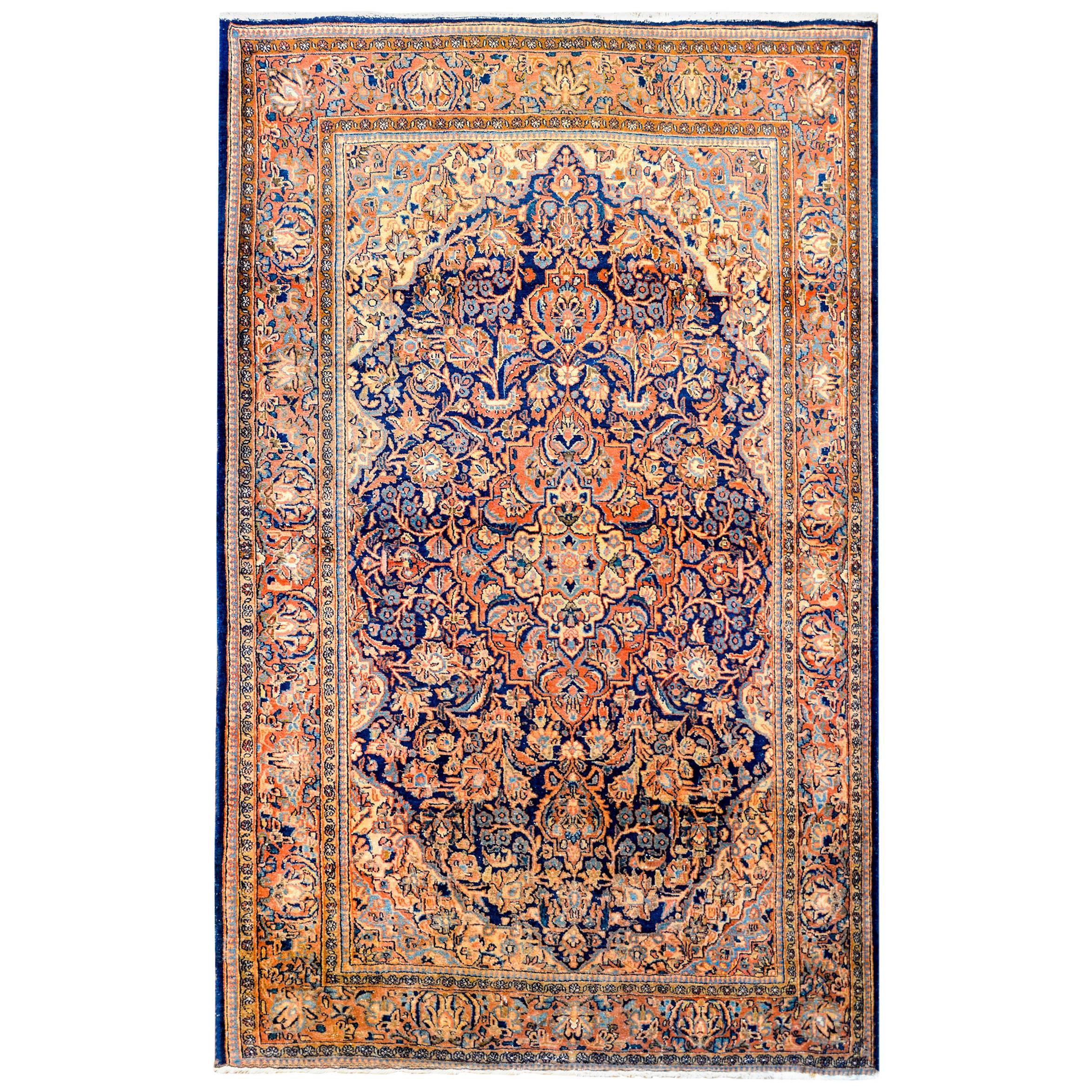 Kashan-Teppich des frühen 20. Jahrhunderts, Wunderschön