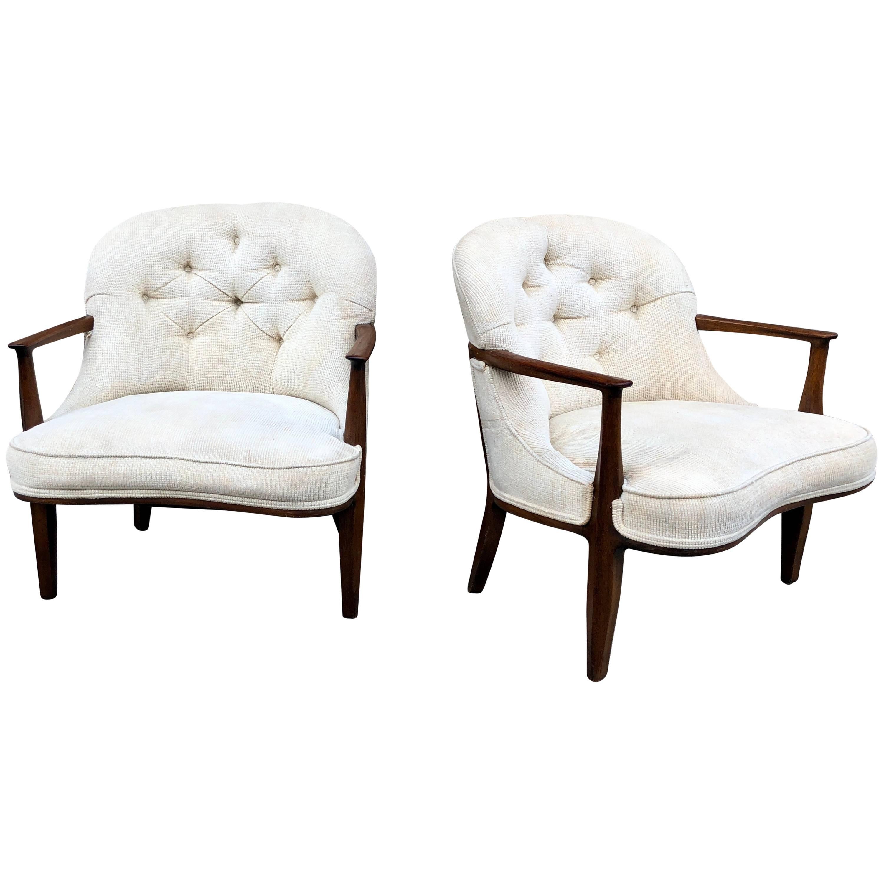 Pair of Dunbar 'Janus' Lounge Chairs
