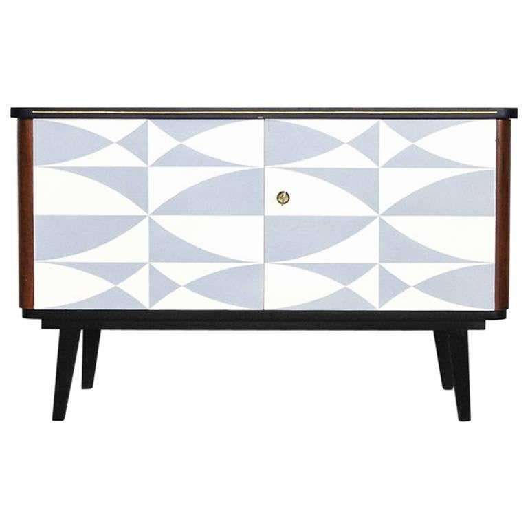 Mid-Century Modern Patterned Cabinet, 1960s