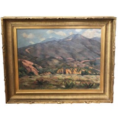 Pittura di paesaggio impressionista firmata William Sheldon Horton