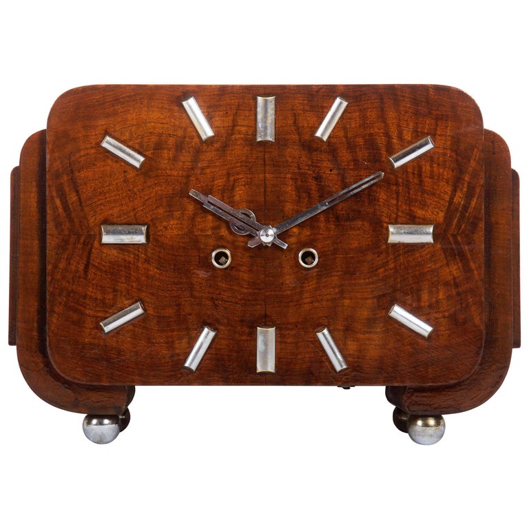 Art Deco Mantel Clock For Sale