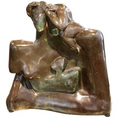 Yossi Govrin Bronze signé et daté 1980