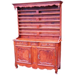 Antique 19th Century Cherrywood and Walnut Dresser