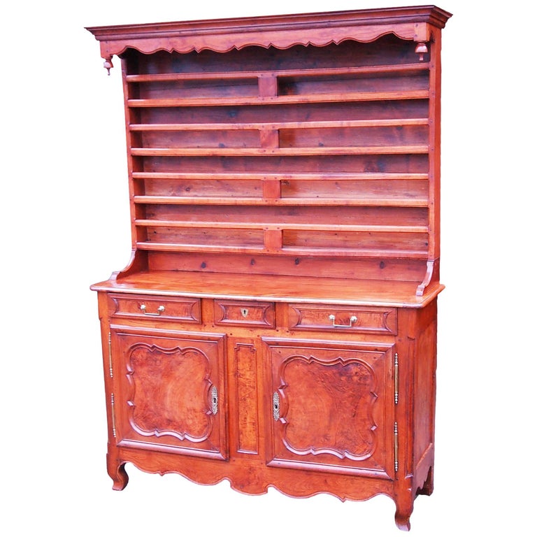 Antique 19th Century Cherrywood And Walnut Dresser For Sale At 1stdibs