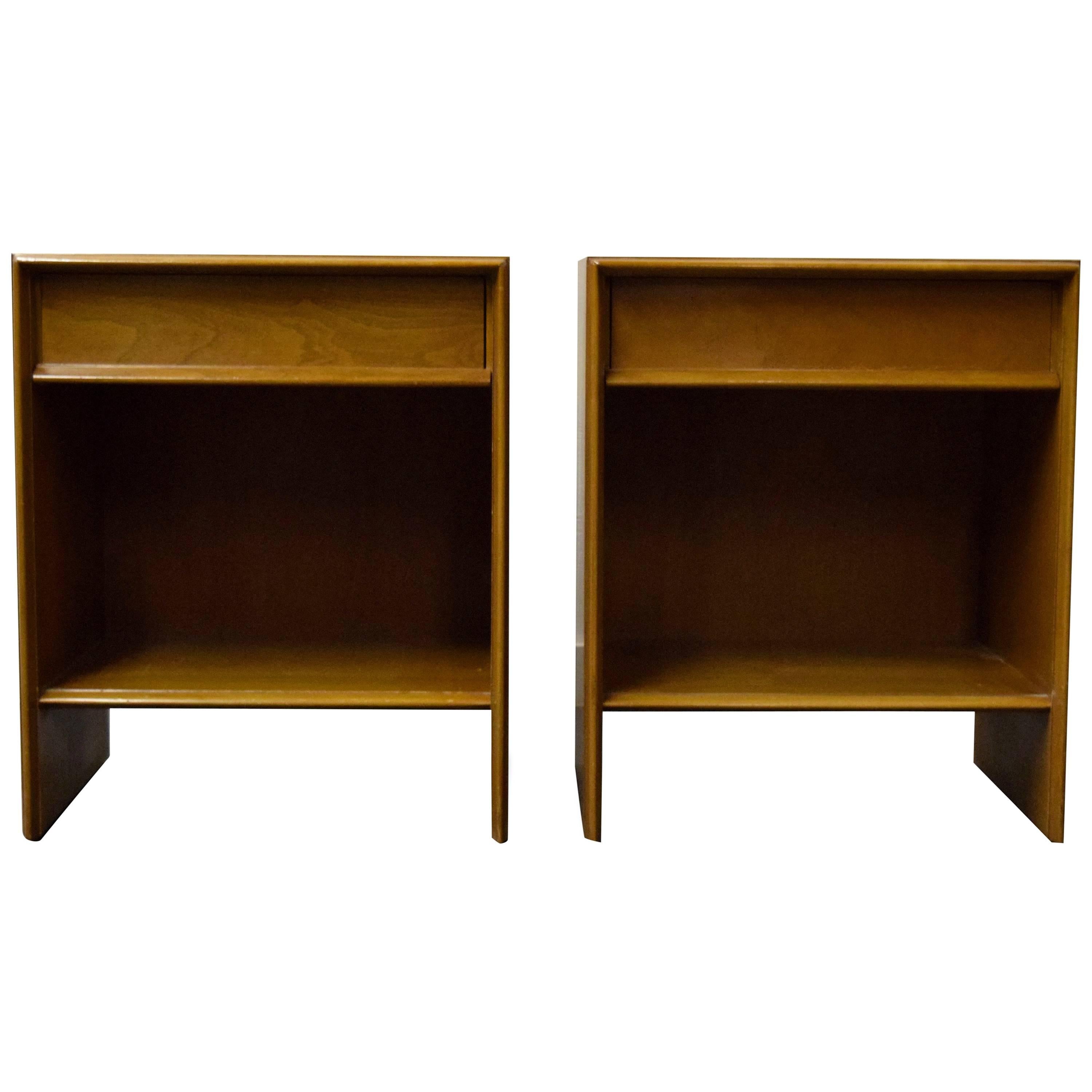 Pair of T.H. Robsjohn-Gibbings for Widdicomb Nightstands