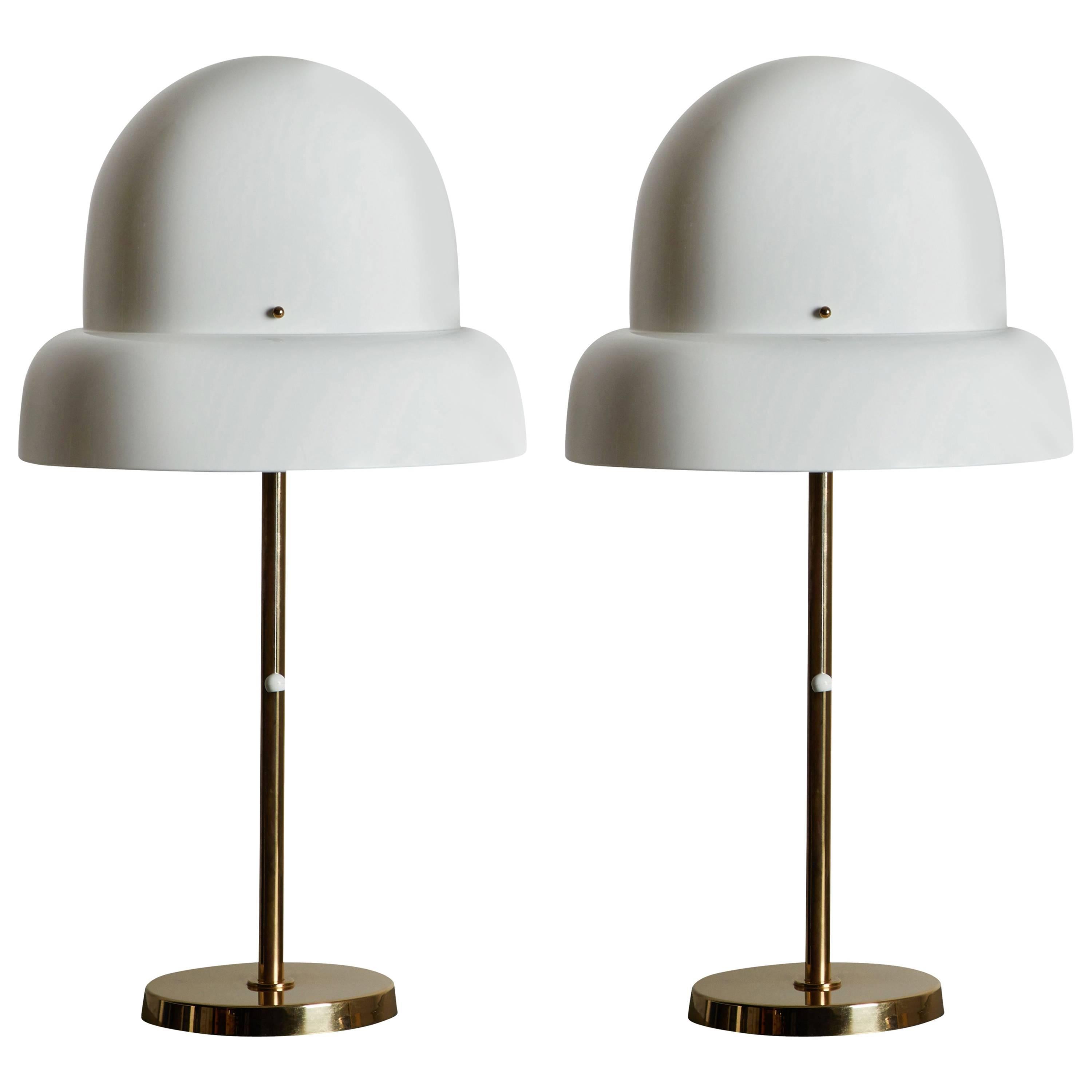 Pair of Table Lamps by Bergboms