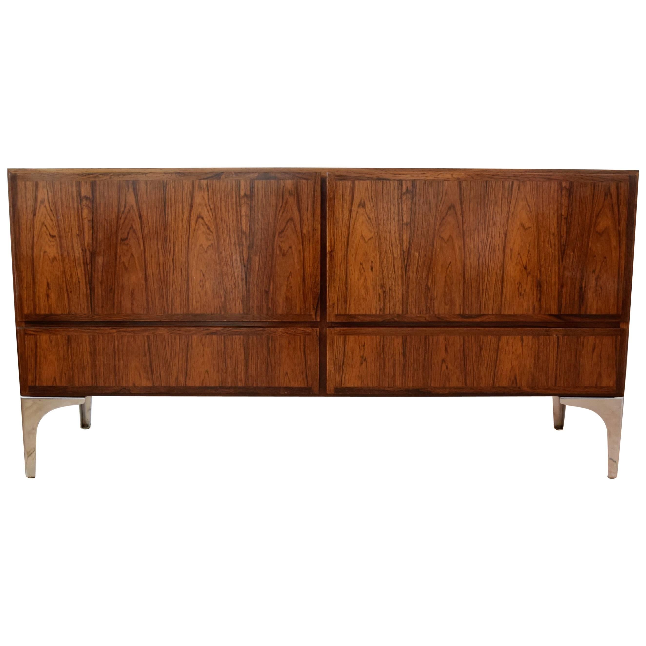 Midcentury Danish Gunni Omann Rosewood Chest of Drawers For Sale