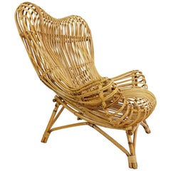 Iconic Franco Albini, Bonacina 1958 First Edition Armchair Mod. Gala