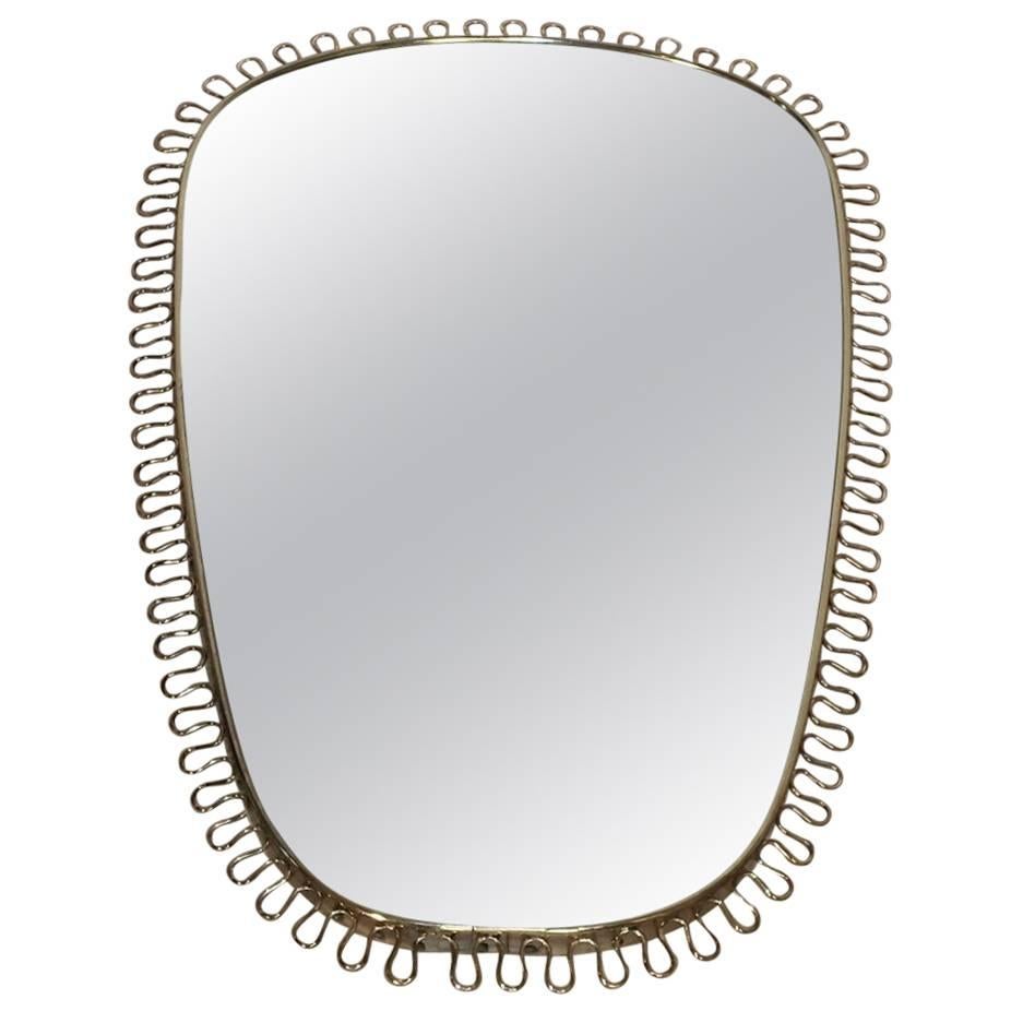 Brass Mirror Design by Josef Frank for Svenskt Tenn