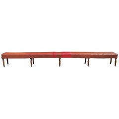 Long French Louis Philippe Period Chateau Benches, 18th Century