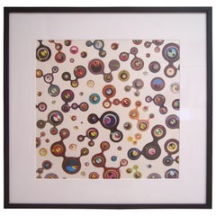 Takashi Murakami, Jellyfish Eyes-White, Lithograph, Signed